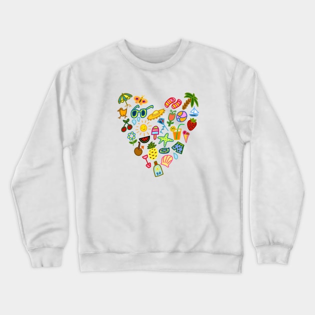 Summer Crewneck Sweatshirt by AdrianaStore